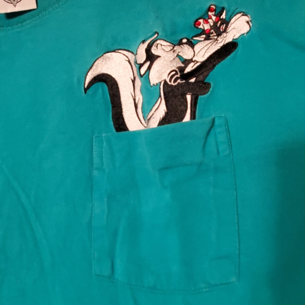 Vintage Pepe LePew pocket tee - Picture 2 of 3
